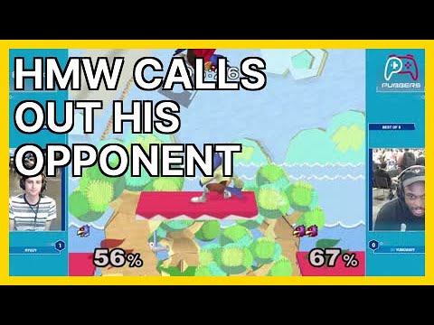 hmw calls out his opponent (The_Pubbers) | Smash Melee Highlights