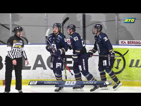Sundsvall Hockey - Kiruna IF Highlights 30/1