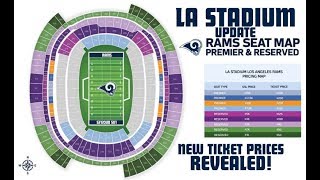 Rams LA Stadium Update | Ticket Prices Revealed Seat License Fees for 2020