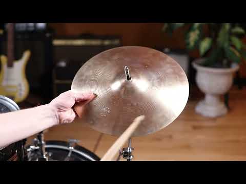 13" Zildjian A 1940s-50s Trans Stamp Crash / Hi-Hat Single Cymbal 442g *Video Demo* image 8