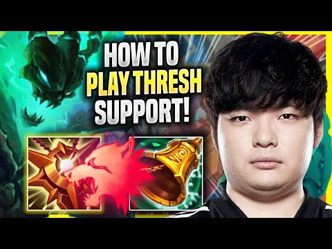 LEARN HOW TO PLAY THRESH SUPPORT LIKE A PRO! - DRX BeryL Plays Thresh SUPPORT vs Lux! | Season 2022