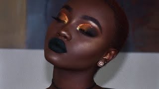 Olive Green Smokey Eye Makeup Tutorial | WOC