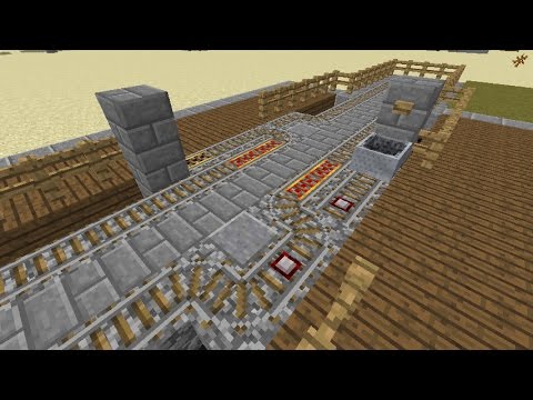 Simple Stop / Start Railway Station in Minecraft - MCinstructabuilds