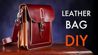 EDC Leather Bag DIY - Tutorial and Pattern downloa