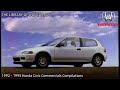 1992 1995 Honda Civic Commercials Compilations Part 5