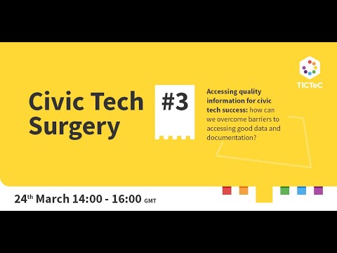 Civic Tech Surgery: Accessing quality information