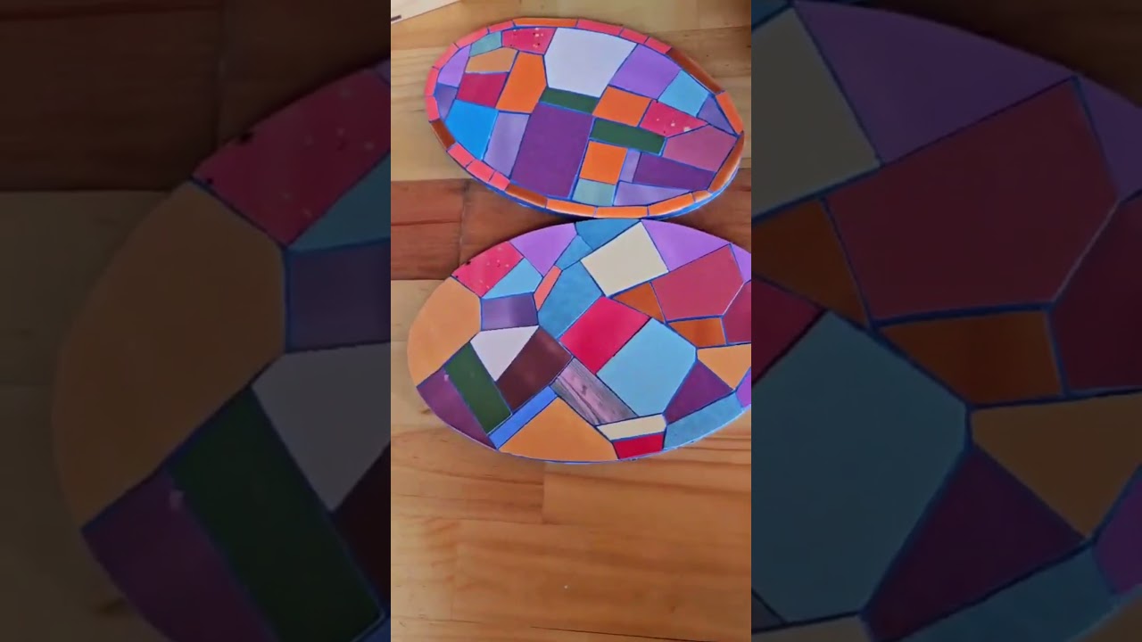 Ideas para sus mosaicos, posaollas #manualidades #mosaico #arte