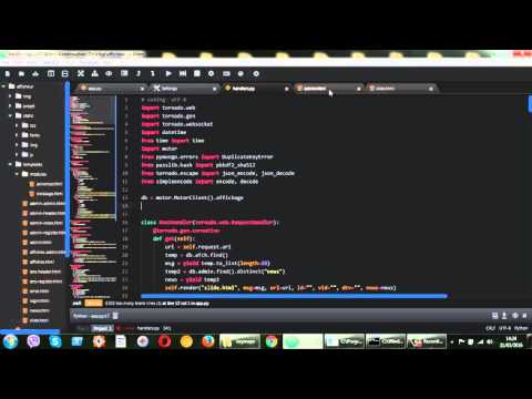 How To Use Github Atom With Tornado Python