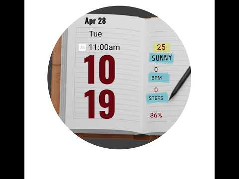 Notebook - Watch Face video thumbnail