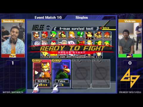 Event Match 16: Smokey Bluntz (Fox) vs Vickram (Falco) - Winners Round 2