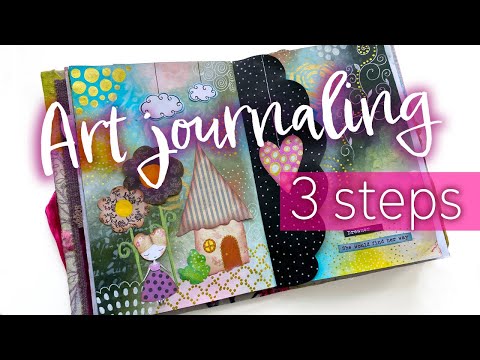 Whimsical art journaling for beginners