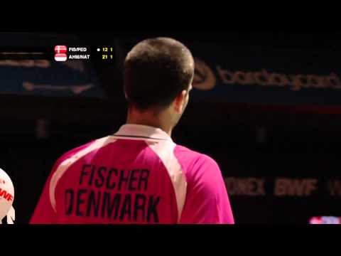 QF - XD - J.FISCHER NIELSEN/C. PEDERSEN vs T.AHMAD/L.NATSIR - Yonex BWF World Champs '11