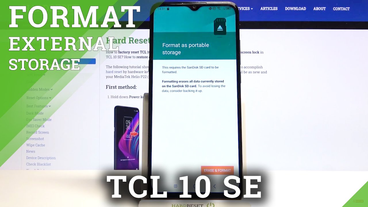 How to Format SD Card in TCL 10 SE – Fix Memory Card