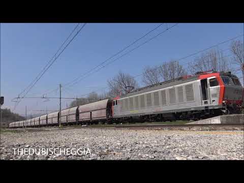 E.652 MIR IN MANOVRA CON TRAMOGGE A ROBILANTE (CN) MERC. 17 - 4 - 2019