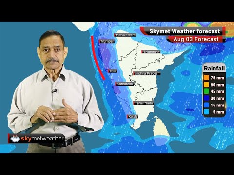 Weather Forecast Aug 03: Heavy Rainfall over Madhya Pradesh and Rajasthan. Subdued Monsoon for South