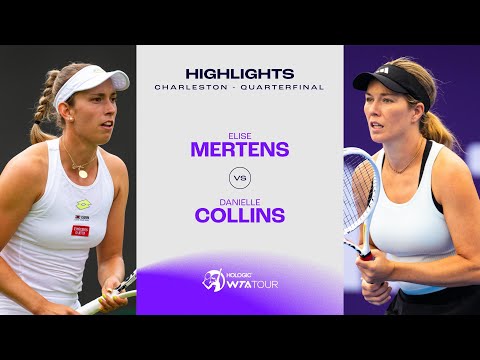 Теннис Elise Mertens vs. Danielle Collins | 2024 Charleston Quarterfinal | WTA Match Highlights