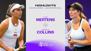 Теннис Elise Mertens vs. Danielle Collins | 2024 Charleston Quarterfinal | WTA Match Highlights