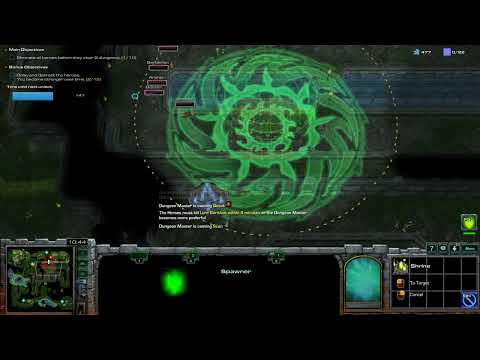 As the Dungeon Master, Dungeon Master 2.0. SC2 Arcade Map