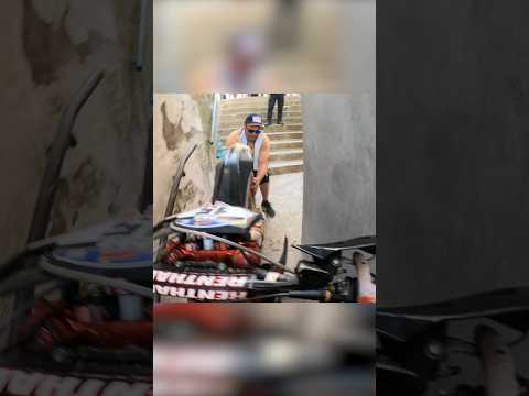 Street Race at Extreme XL Lagares, stairs, stone walls, crazy fans. #dirtbike #motorcycles