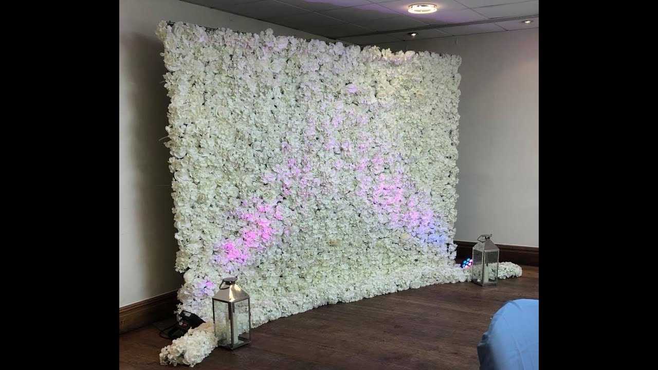 See How to Attach Flower Walls to an Event Stand