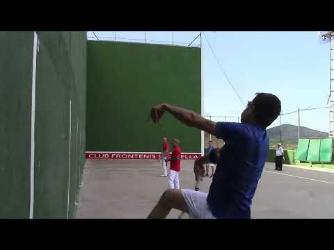 ÚLTIMA JORNADA DE LLIGA DE FRONTENIS DE CASTELLÓ. DIVISIÓ HONOR 22-23. VILAVELLA "A" vs LA RISA "B".