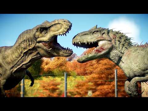 INDOMINUS REX UNLEASHED! 🦖💀 Destroying Every Dinosaur in Jurassic World Evolution 3!