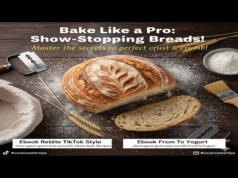 CRISPY CRUST & PERFECT OVEN SPRING: Bakery Style Bread Making Tutorial (Focuses on key results)
