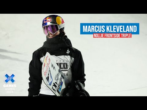 Marcus Kleveland: Nollie Frontside Triple | X Games Aspen 2023