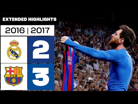 REAL MADRID 2-3 FC BARCELONA 2016/17 | RESUMEN ampliado