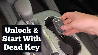 2019 - 2024 Chevy Blazer - How to Unlock & Start With Dead Or Bad Remote Key Fob Battery - Chevrolet