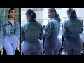 Baapre!! Yeh Bandi Ne Toh Sabka 🖐💦😱 Saiee Manjrekar Flaunts Her Huge back In Tight Gym Outfit