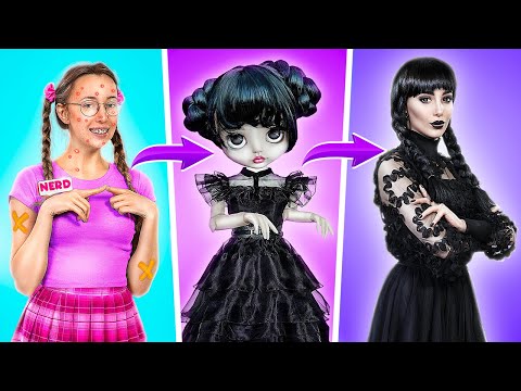 Wednesday Addams! From Nerd to Popular Dolls!