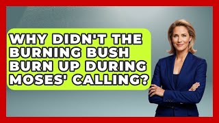 Why Didn't The Burning Bush Burn Up During Moses' Calling? - Explaining The Torah