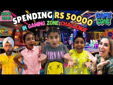 Spending Rs 50000 In Gaming Zone Challenge | Ramneek Singh 1313 | RS 1313 VLOGS