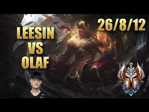 FPX Tian Leesin Jungle Vs Olaf - EU Challenger Patch 9.21