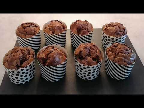 recette de muffins aux chocolat moelleux et gourmand موفين الشكلاطة