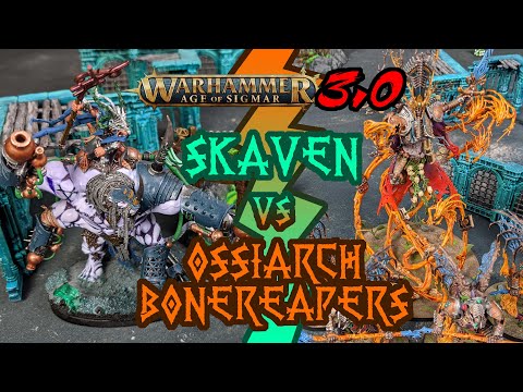 Nagash Ossiarch Bonereapers vs Thanquol Skaven | Age of Sigmar 3.0 | 2000 Point Battle Report