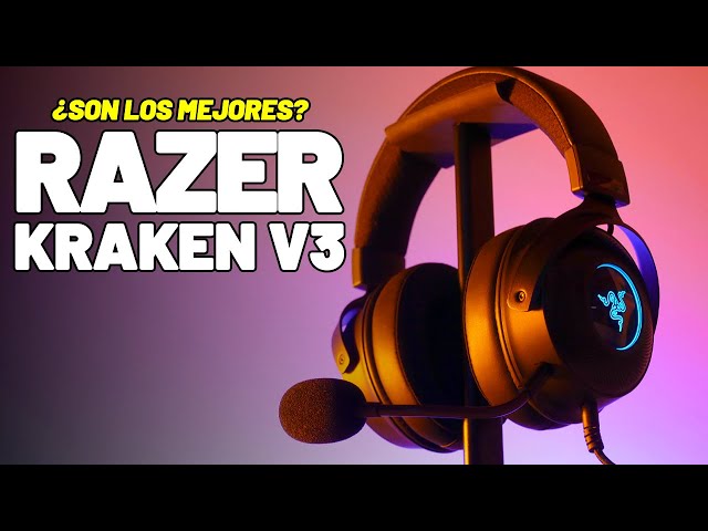 Vídeo relacionado con Razer Kraken V3 HyperSense - Auriculares Gaming con Cable con Tecnología Háptica (HyperSense, Diafragma 50 mm, Audio Espacial THX, Chroma RGB, Micrófono Retráctil Cardioide) Negro