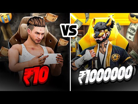 ₹1 vs ₹10,00,000 Free Fire ID || Garena Free Fire