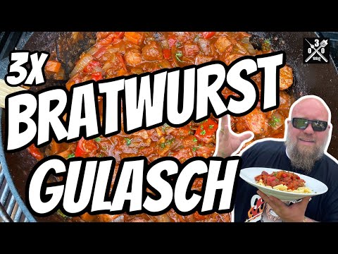 Schnelles Bratwurstgulasch aus dem Dutch Oven - 030 BBQ
