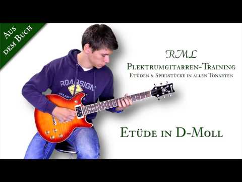 RML - E-Gitarren Etüde D-Moll (90 bpm)  - gespielt von Pete Black (autorisierter Upload)