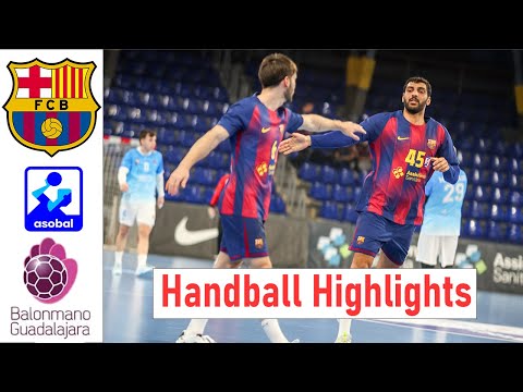 Barça Handball Vs Bm Guadalajara Handball Highlighits • Liga ASOBAL 2025