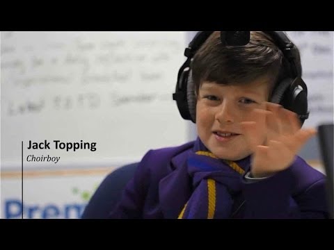 Choirboy Jack Topping on Premier Radio (3 Dec 2013)