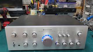 출고전테스트 켄우드 인티앰프 KA-701입니다
