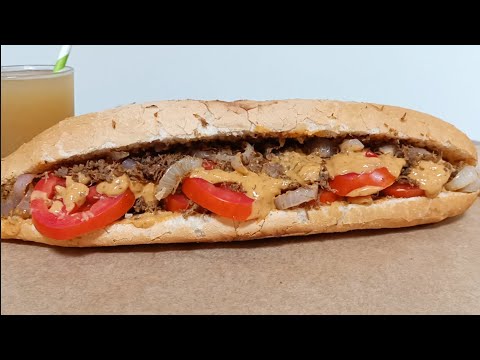 SANDWICH MAISON À LA VIANDE HACHÉE une tuerie | recette facile et rapide #Roukianass