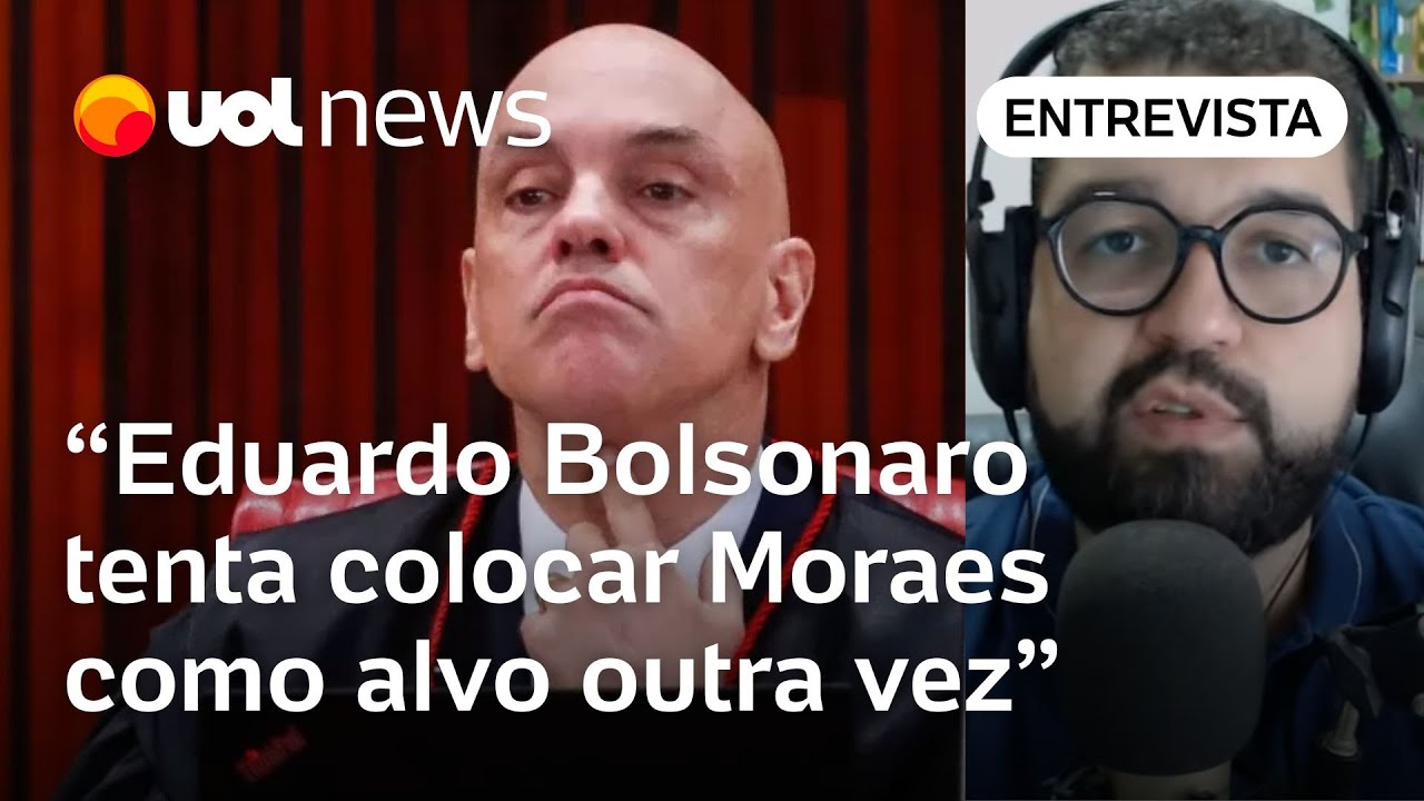 Eduardo Bolsonaro põe Moraes em situação delicada para construir narrativa, diz cientista político