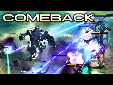 MCV Lost, Flame Tanks In Base..INSANE COMEBACK as Reaper-17 - Kane's Wrath