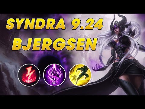 Bjergsen Syndra Mid vs Nocturne - KR Diamond Patch 9.24