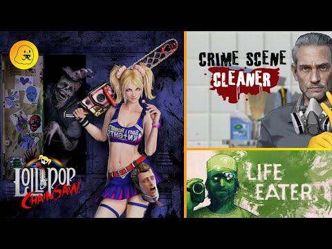 Games I enjoyed this month - Lollipop Chainsaw Repop, Crime Scene Cleaner, Life Eater