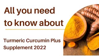 Turmeric Curcumin Plus Supplement - Turmeric Curcumin Plus Review - Does It Really Work?